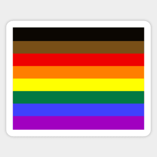 The Philly Pride flag Sticker